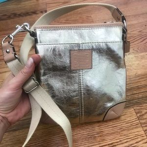 Amazing glam night out Coach crossbody bag